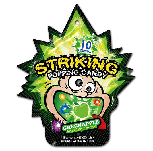 Striking Popping Candy Green Apple 15g