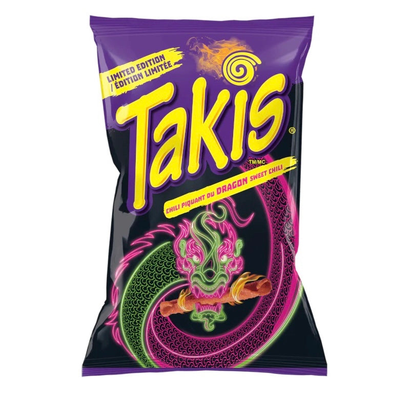 Taki’s Dragon Sweet Chilli Crisps LIMITED EDITON 90g