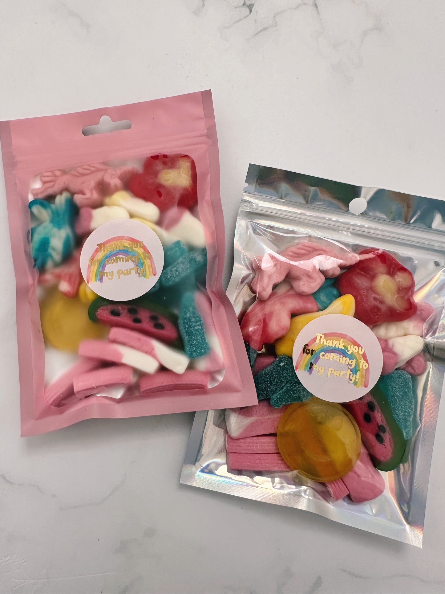 Rainbow Themed Party Favours