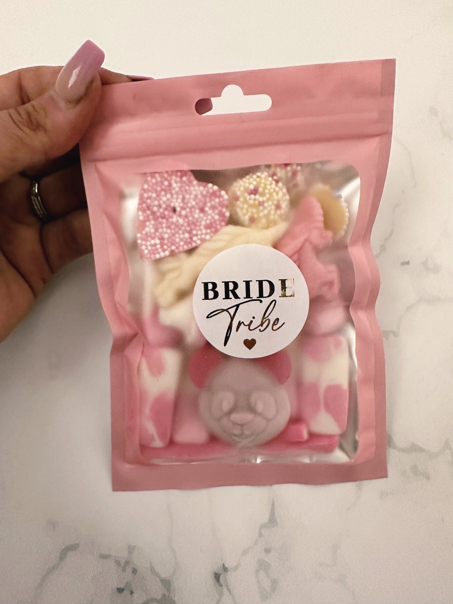 Pink Bride Tribe Hen Party Favours Pouch