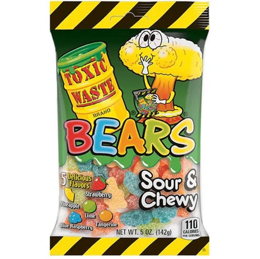 Toxic Waste Bears Sour & Chewy