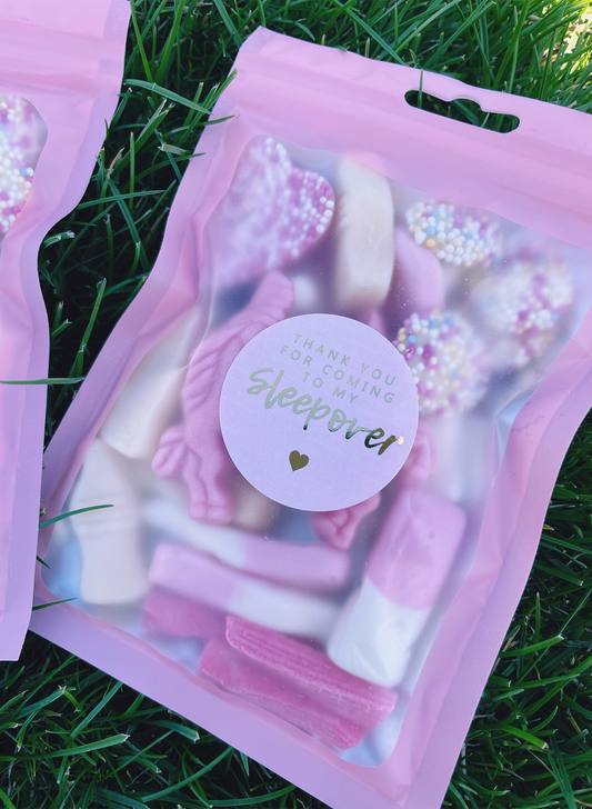 Girls Sleepover Party Favours Sweet Pouch