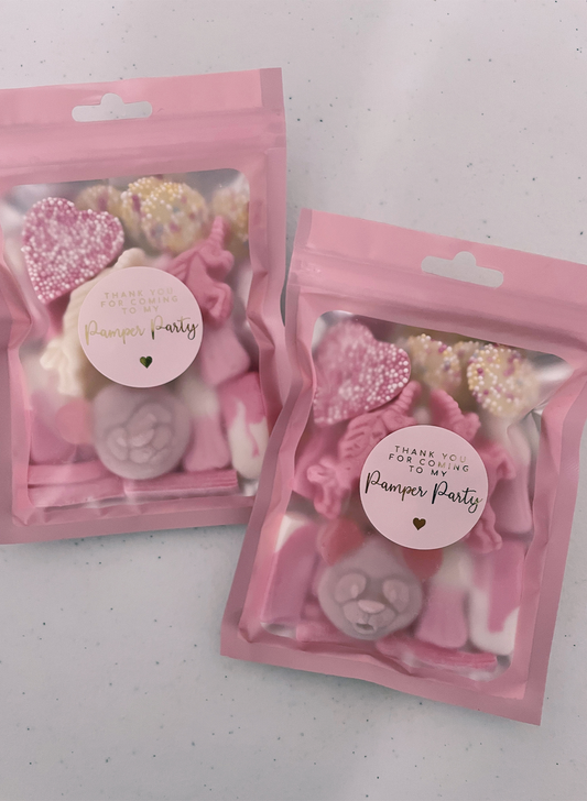 Pamper Party Pink Party Favours