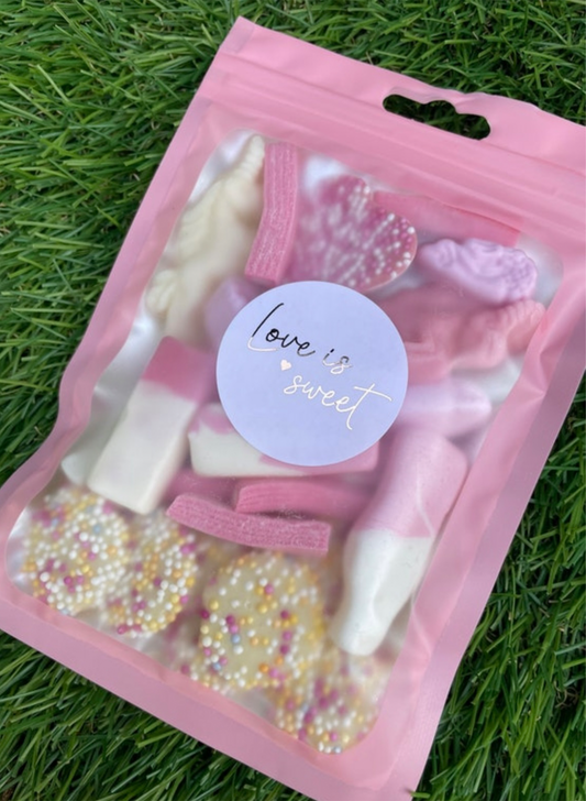 Pink Love is Sweet Wedding Favour Pouch