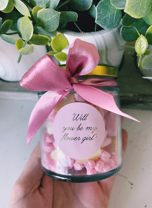 Will You Be My Flowergirl Jar